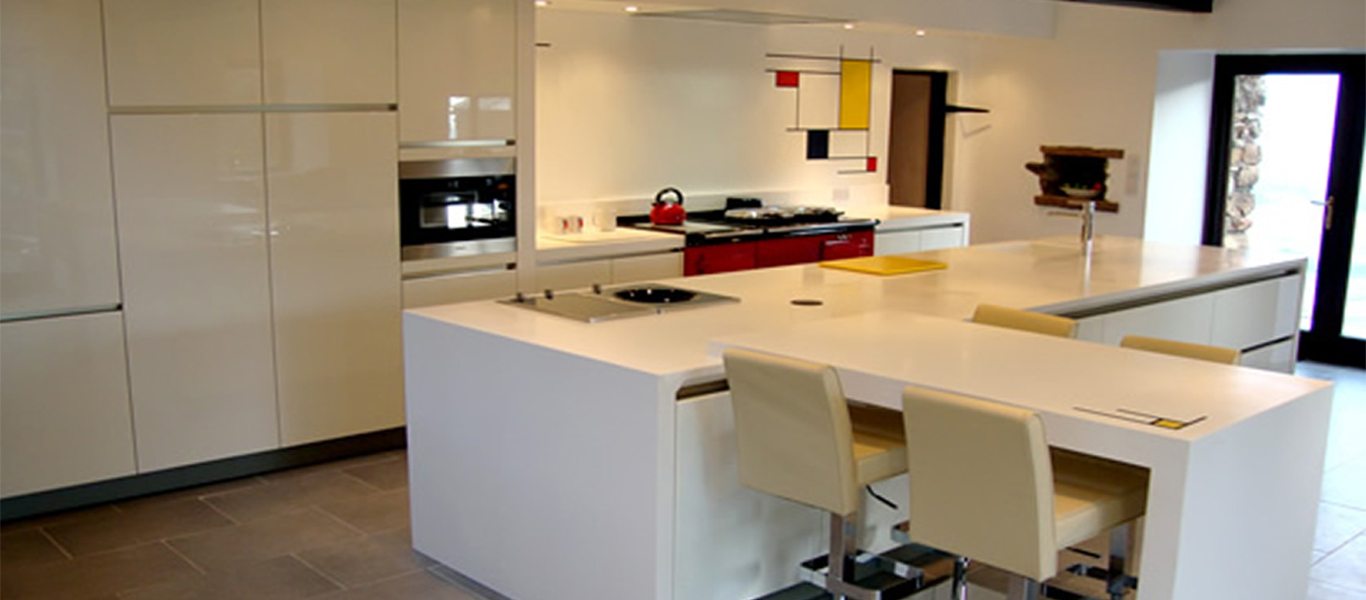 A unique kitchen project in the Lake District reinvents the famous style of Dutch artist Piet Mondrian