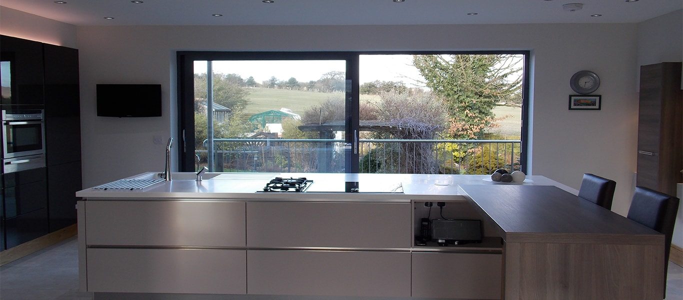 Addingham Kitchen overlooks Yorkshire Dales