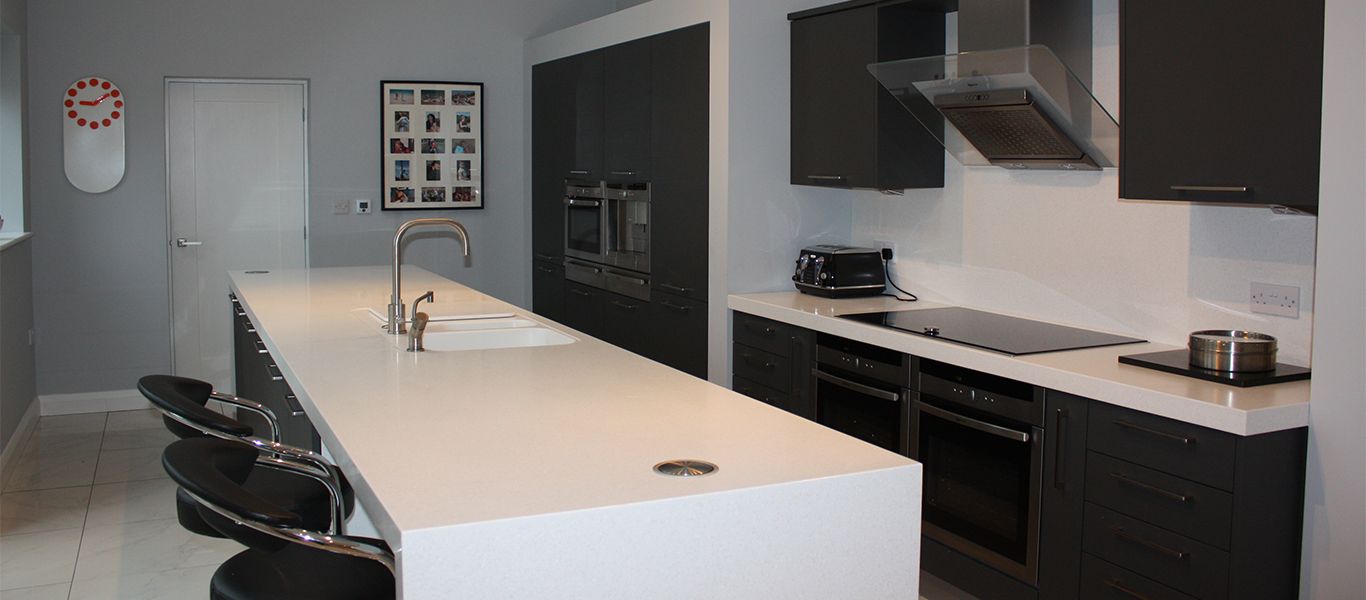 Cramped kitchen converted into luxurious and practical living space