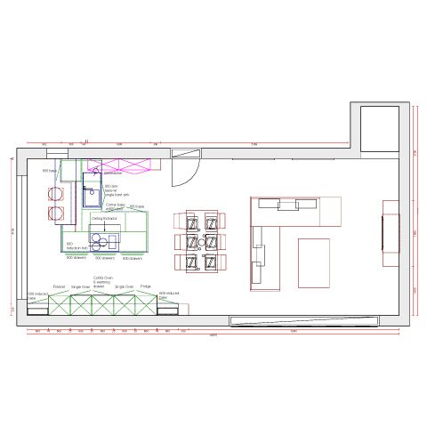 A State Of The Art Designer Kitchen Plan