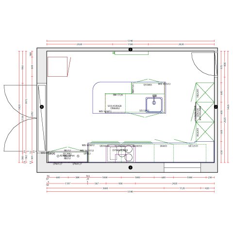 Beyer Kitchen Plan