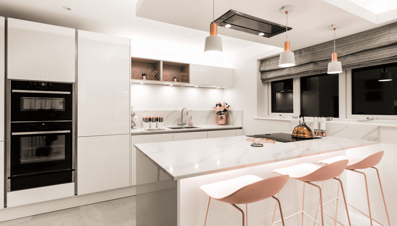 A minimalist space to become the heart of the home