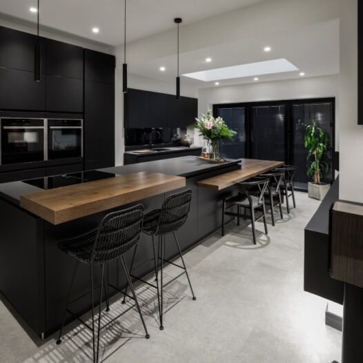 A Matt Black Kitchen