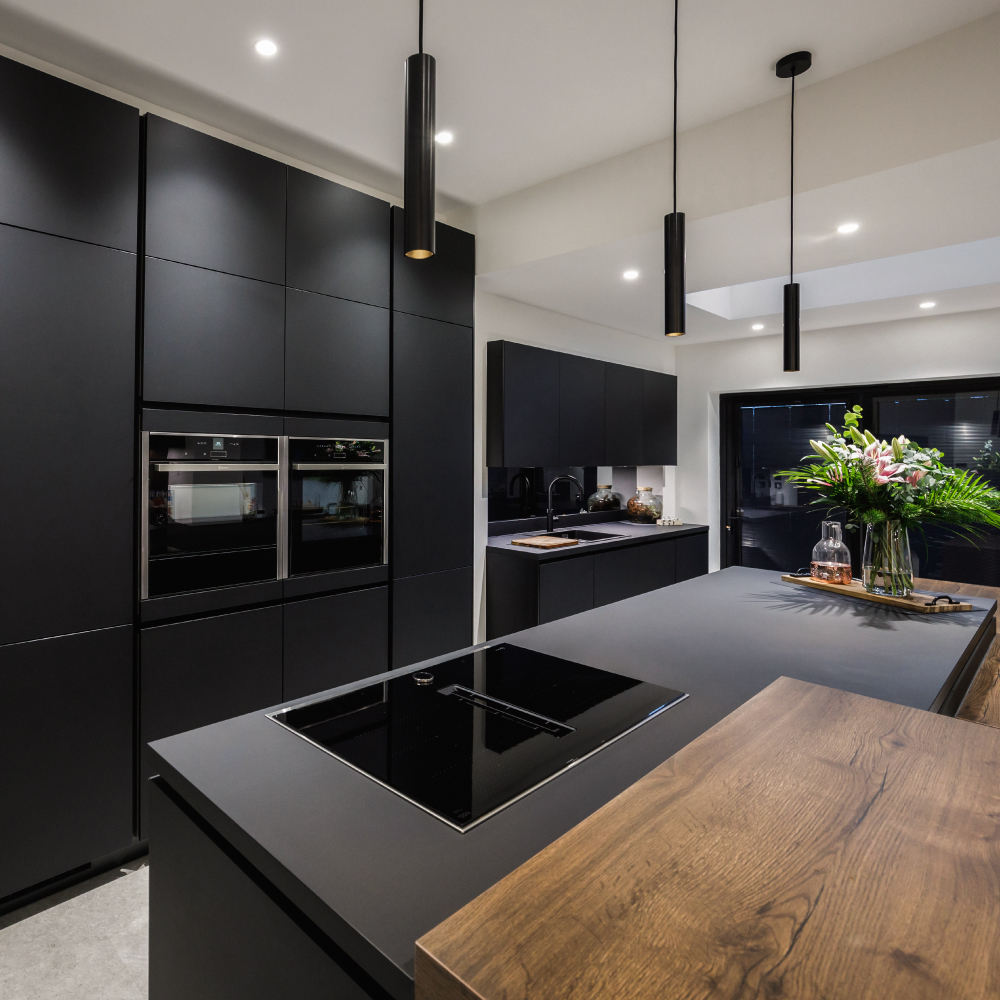 A Matt Black Kitchen